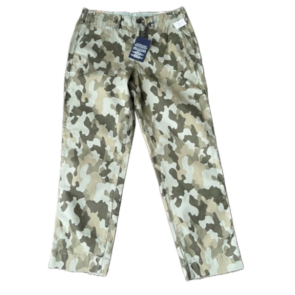 GAP NEW Straight Khaki High Rise Camouflage Pants